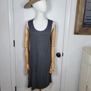 We The Free Free People Oversized Gray Tank Dress Size Medium